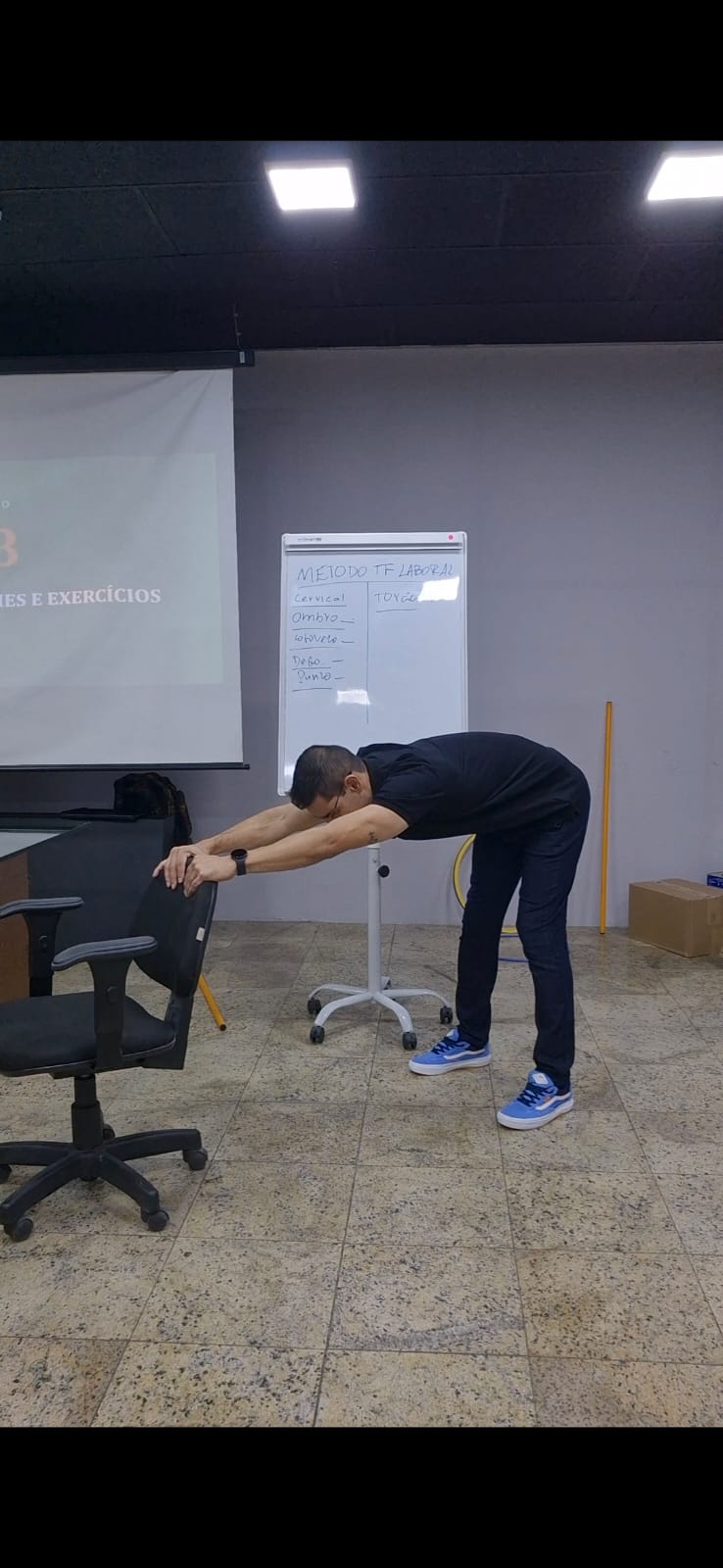 Ginástica laboral com o Método TF Laboral